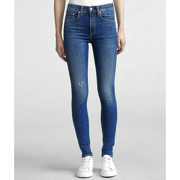 rag & bone Denim - Rag & Bone Nina High-Rise Ankle Skinny Sz 24
